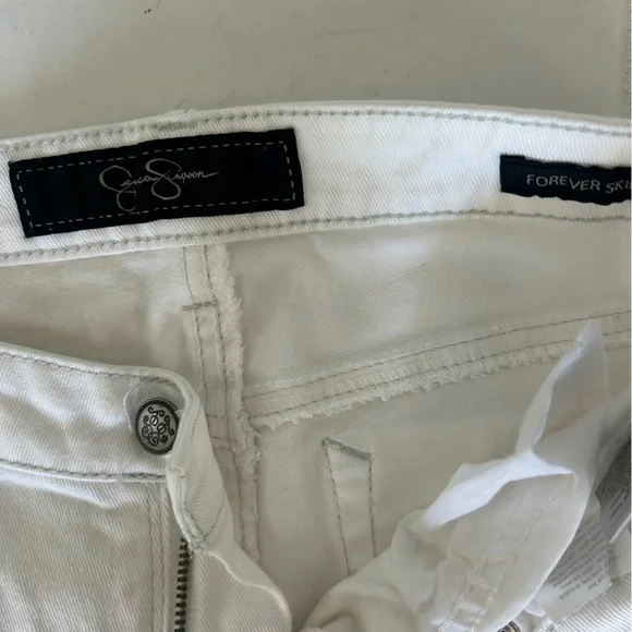 Jessica Simpson Women's Cream White Skinny Jeans Stretch Denim Size 30 - Picture 11 of 11